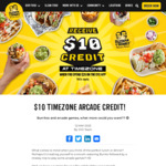 $10 Timezone Credit with $25 Spend in Guzman Y Gomez App