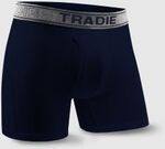 Tradie - Bamboo No Chafe Trunk - Colour Deep Sea - Mid Length $9 + $10 Delivery ($0 with $100+ Spend) @ Tradie