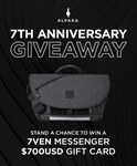 Win a 7ven Messenger and US$700 Gift Card from ALPAKA