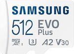 Samsung 512GB EVO Plus Micro SD Memory Card/W Adapter, $39 + Delivery ($0 with Prime/ $59 Spend) @ Amazon AU