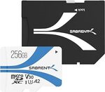 Sabrent 256GB MicroSD Card $28.50 + Delivery ($0 Delivery with Prime or $59 Spend) @ Store4PC Amazon AU