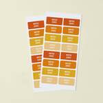 Medium Size Name Labels (Stickers) 32-Pack $0 (Was $12) + $5 Delivery @ Hippo Blue