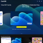 No Card Fees on Selected Digital Visa Gift Cards @ Card.Gift