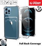 40% off Clear Card Wallet Case Cover for iPhone 15/14/13/12/11/X Series $4.79 (Was $7.99) Delivered @ AusHappyDeal eBay