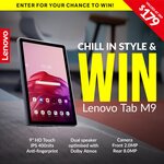 Win 1 of 2 Lenovo Tab M9 Tablets in Arctic Grey from Centre Com