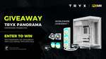 Win a TRYX PANORAMA AIO 360 ARGB CPU Cooler and TRY LUCA PC Case or 1 of 2 Minor Prizes from PCMR