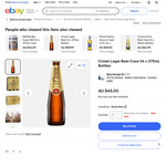 [NSW, VIC] Crown Lager 24 x 375ml Bottles $45 Delivered @ Cub_beer eBay