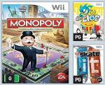 Skate IT, Monopoly, De Blob, etc Wii Games JUST $38.84 at BIG W