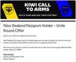 Free Entry to A-League Men Double-Header (Wellington v Mel. Victory & Macarthur v Auckland) for NZ Passport Holders @ A-League