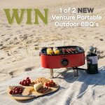 Win 1 of 2 Venture Portable Outdoor BBQ’s Valued at $329 Ea from Cuisinart Australia