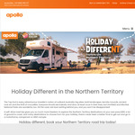 Win a 10-Day Northern Territory Road Trip Worth up to $6,000 from Apollo Motorhome Holidays