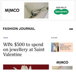 Win a $500 Saint Valentine Gift Card from Fashion Journal