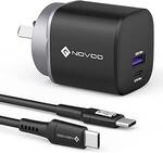 NOVOO RG67 67W 2 Port 1C1A GaN Charger with Cable $15.99 + Delivery ($0 with Prime/ $59 Spend) @ Mbest-AU via Amazon AU