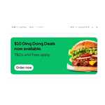 $10 Meal / Grocery Item from Participating Stores + Delivery or Service Fees @ Uber Eats