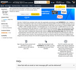 [Prime] $10 Promo Credit on $200+ Amazon Gift Card Spend (First 10000 Prime Members) @ Amazon AU