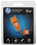 HP 8GB Waterproof USB 2.0 Flash Drive in Orange and Purple @ Officeworks for $9.56