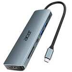 Acer USB C Hub (7-in-1) Multiport Adapter 4K HDMI - $18.79 + Delivery ($0 with Prime/ $59 Spend) @ NewEase Tech Gadget Amazon AU