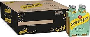 Schweppes Dry Ginger Ale Soft Drink, 4x 300ml (Pack of 6) $22.50 ($20.25 S&S) + Delivery ($0 with Prime/ $59 Spend) @ Amazon AU