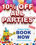 10% off all Parties + Free Hoyts entry pass for the birthday child @ Lollipop's Playland & Cafe