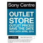 Melbourne’s Sony Outlet Store Is Now Open! Sale Wed 24th Apr 6pm to 8:30pm! KDL55HX750 $1347