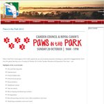Paws in the Park (Camden, Sydney) Pet food & vet freebies | Free health checks