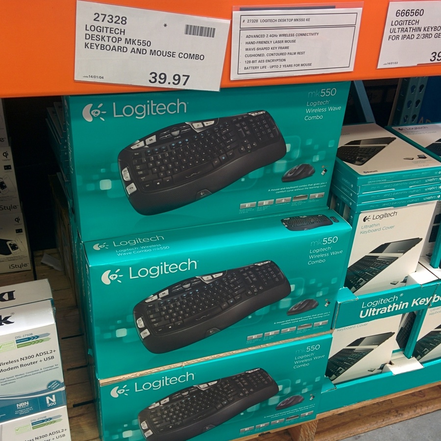 costco logitech keyboard mouse combo