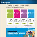 FREE 6 Month Magazine Subscription When You Subscribe to The Daily Telegraph