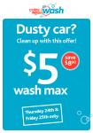 $5 Coles Express Wash Max in ACT - Today and Tomorrow - Clean up after The Dust Storm