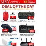 Gigabyte Neon Wireless Mouse $44. Logitech M105 Mouse $5 [MSY]