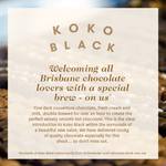 FREE Koko Black Belgian Hot Chocolate - 18/12 Indooroopilly Shopping Centre [QLD]