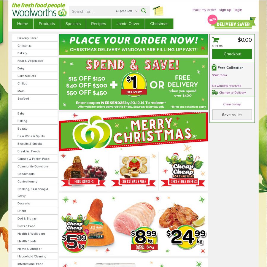 woolworths online dates