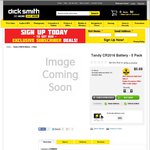Tandy CR2016 Battery - 5 Pack $0.69 Dick Smith 