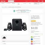 Soniq 2.1 Multimedia Speaker System (Refurbished) $4 + $12 Postage (or Pick up Braeside VIC)
