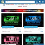 10% - 70% off Birthday Sale @ Catch Of The Day