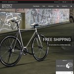 40% off All District Bicycle Co. Fixie/Single Speed Bicycles. 3 Days. Free Shipping. $299.95