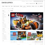 20% off RRP Lego @ David Jones (Extra 10% off if Combined with Entertainment Card)