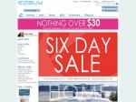 Ezibuy Nothing over $30 Sale - Starts Boxing Day
