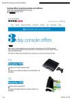 Myer One: 3-Day Console Offers