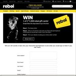 Win 1 of 2 $1,000 Rebel Gift Cards from Rebel Sport