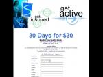 Gym membership; 30 days for $30 (South Yarra, VIC)