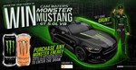 Win a 2016 Black Ford Mustang Worth $76,199 from Monster Energy [With Purchase]