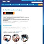 Captain Cook Cruises/Sealink: Save $7.50 When Paying Using Masterpass