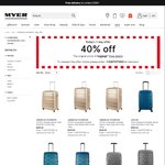 Myer- Save 40% off Luggage