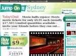 Movie buffs rejoice! Hoyts movie tickets for only $9.95 each (usually $17.50) @ jumponit.com