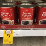 500gm Douwe Egberts Coffee Tin - $3 (Reduced to Clear) @ Coles (Burwood Vic)