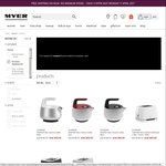 70% off Sunbeam Marc Newson: 2-Slice Toaster or Kettle $59 @ Myer Online - Click & Collect