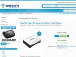 Warcom - Draytek Vigor 120 Single Port ADSL Modem - $45.00 - Free Shipping
