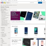 15% off Phones @ eBay (Usable Once Only)