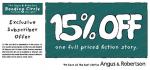Get 15% Off Fiction Books - At Angus & Robertson!!!