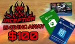 Win a $100 Steam, Xbox, or PSN Gift Card from InceptioneSports